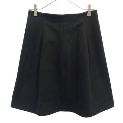 RALPH LAUREN SPORT ラルフローレンスポーツ ウールブレンド ミディ丈 フレアスカート 4 ブラック