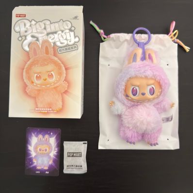 POP MART THE MONSTERS (LABUBU) Big into Energy Series Plush Pendant LUCK