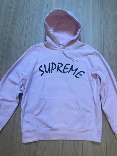 Supreme FTP Arc Hooded Sweatshirt "Pink"