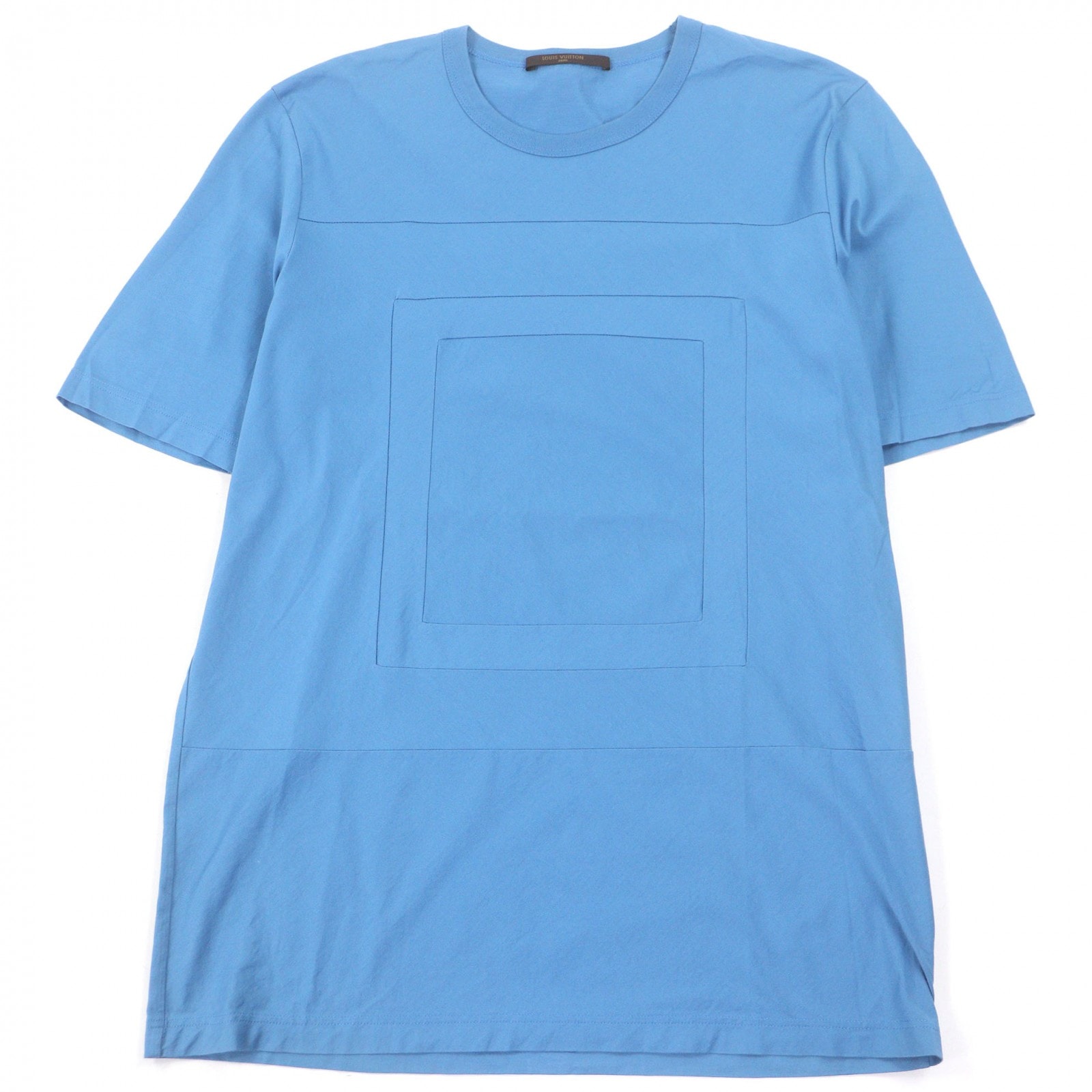 良品 ルイヴィトン 半袖Tシャツ ブルー メンズ L