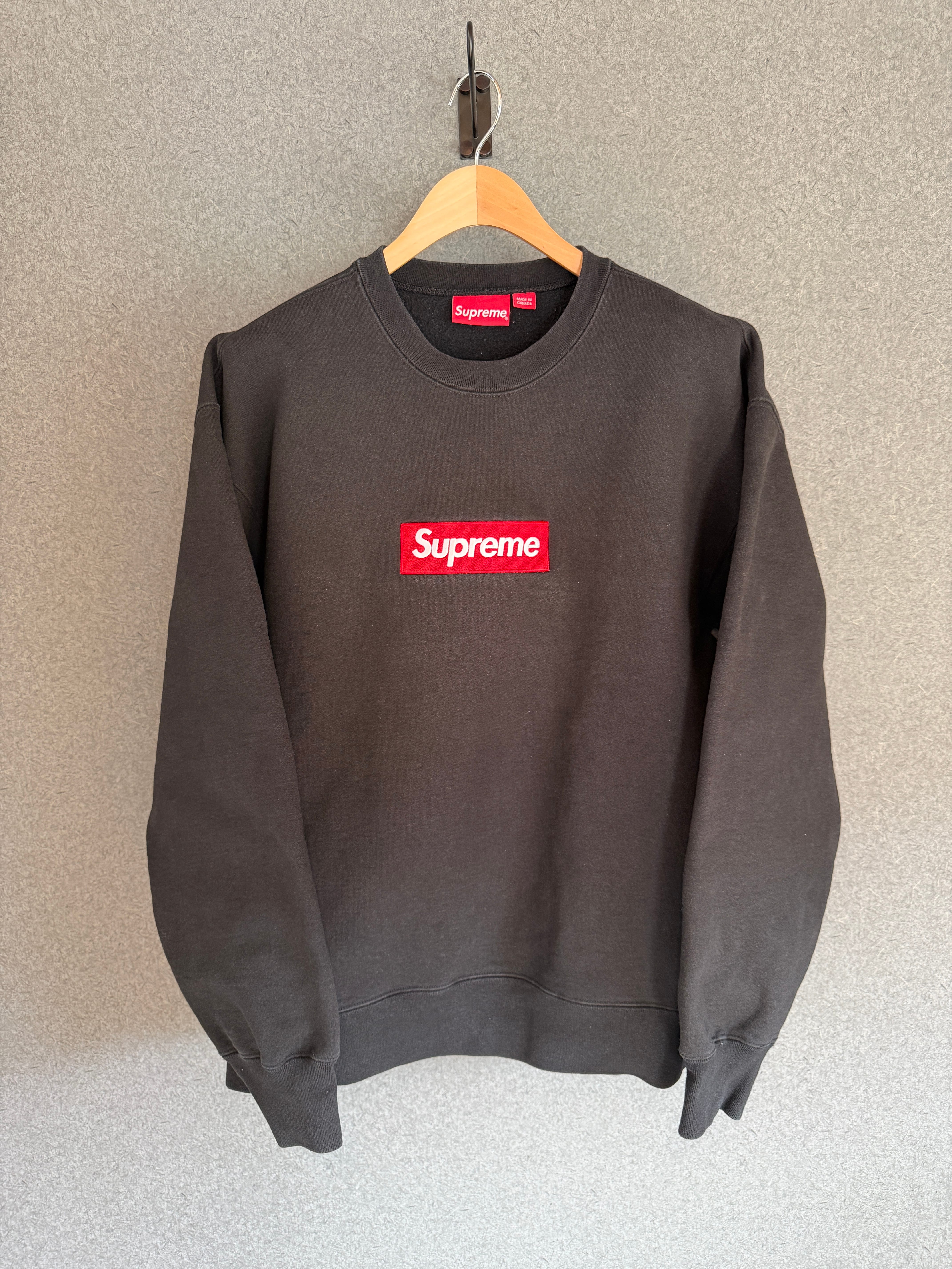 Supreme Box Logo Crewneck "Black" (22FW)