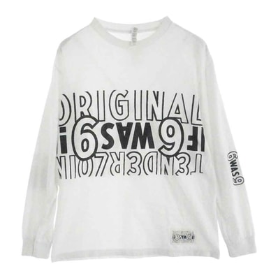 TENDERLOIN テンダーロイン カットソー LONG SLEEVE TEE 3A ロングTシャツ ロンT 長袖 カットソー ホワイト系 M【中古】