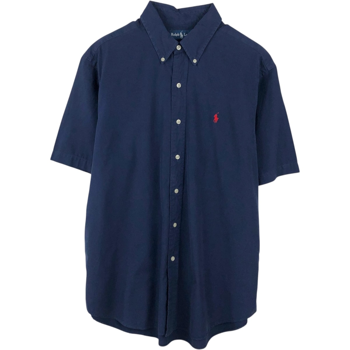古着 ラルフローレン Ralph Lauren CLASSIC FIT クラシックフィット 半袖 ボタンダウンシャツ メンズXL相当/eaa654791