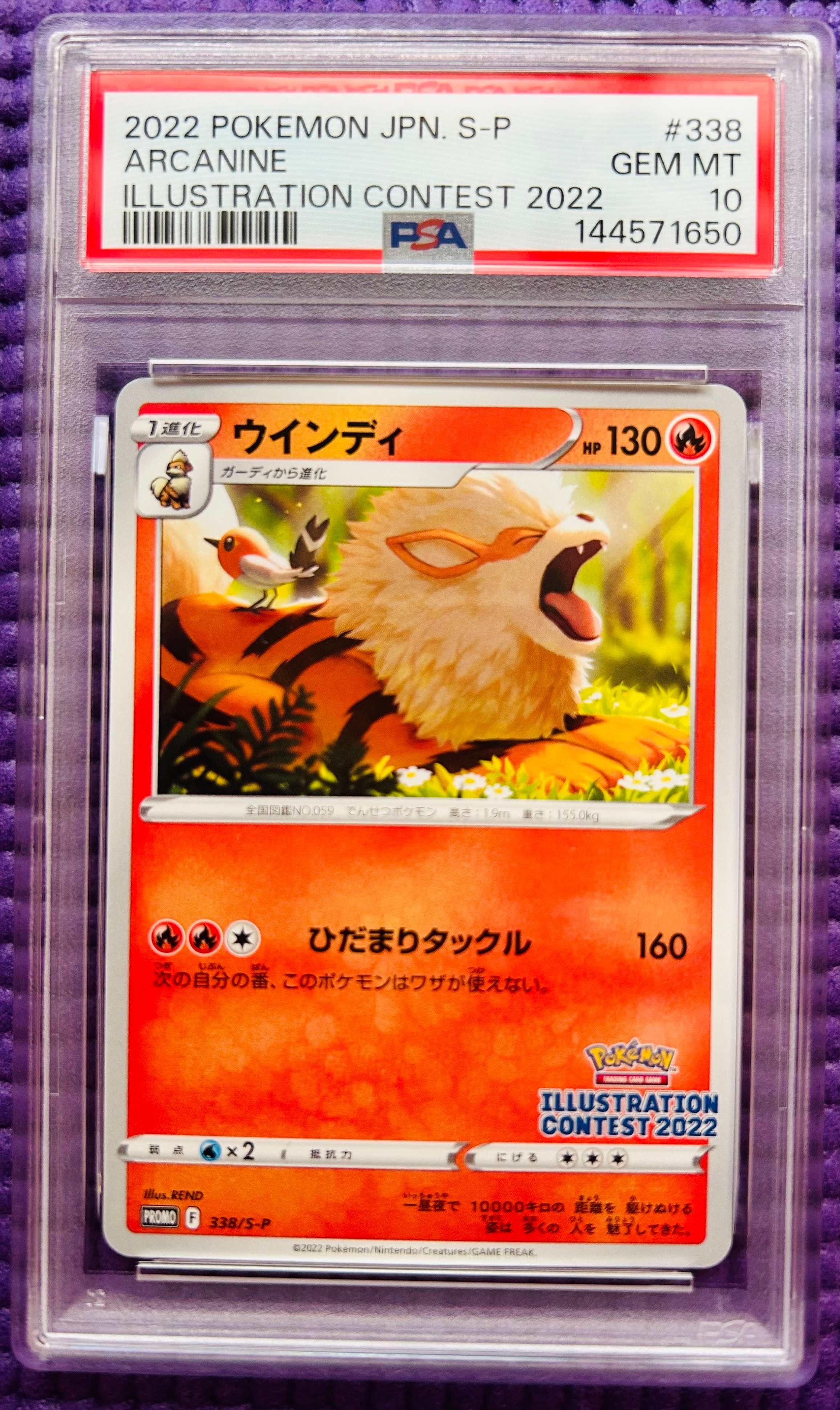 ウインディ プロモ[PROMO338 S-P](プロモーションカード「ポケモン