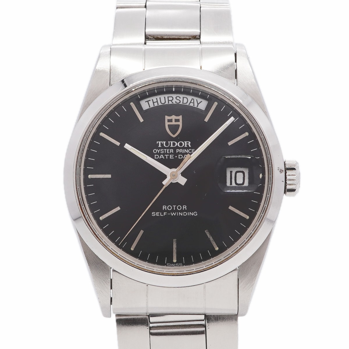 【6wib0145】チュードル オイスタープリンス デイトデイ 94500 黒文字盤【中古】腕時計 メンズ