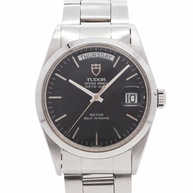 【6wib0145】チュードル オイスタープリンス デイトデイ 94500 黒文字盤【中古】腕時計 メンズ