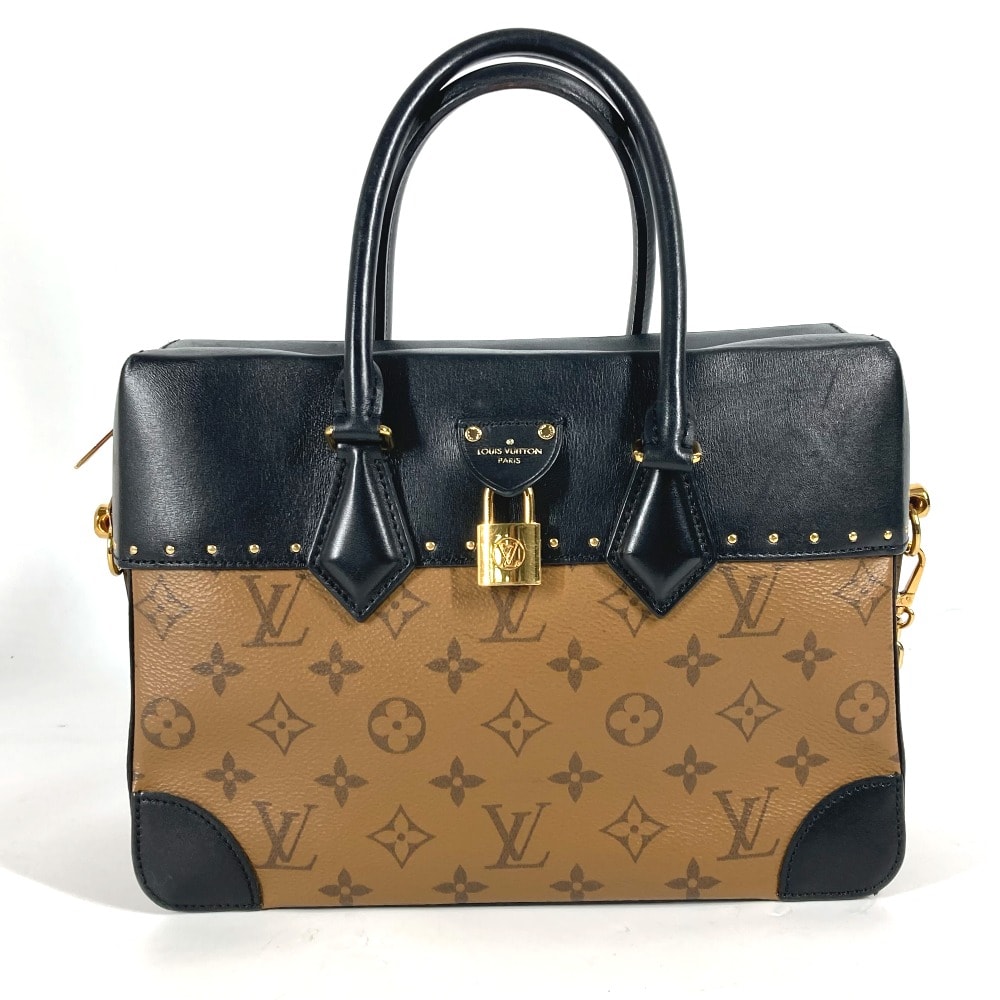 ルイヴィトン LOUIS VUITTON シティマル M43595 モノグラム リバース ミニボストンバッグ カバン チェーン ハンドバッグ モノグラムリバースキャンバス ベージュ