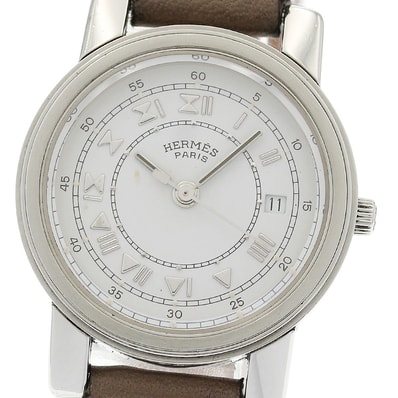 エルメス HERMES キャリック クォーツ レディース _945915