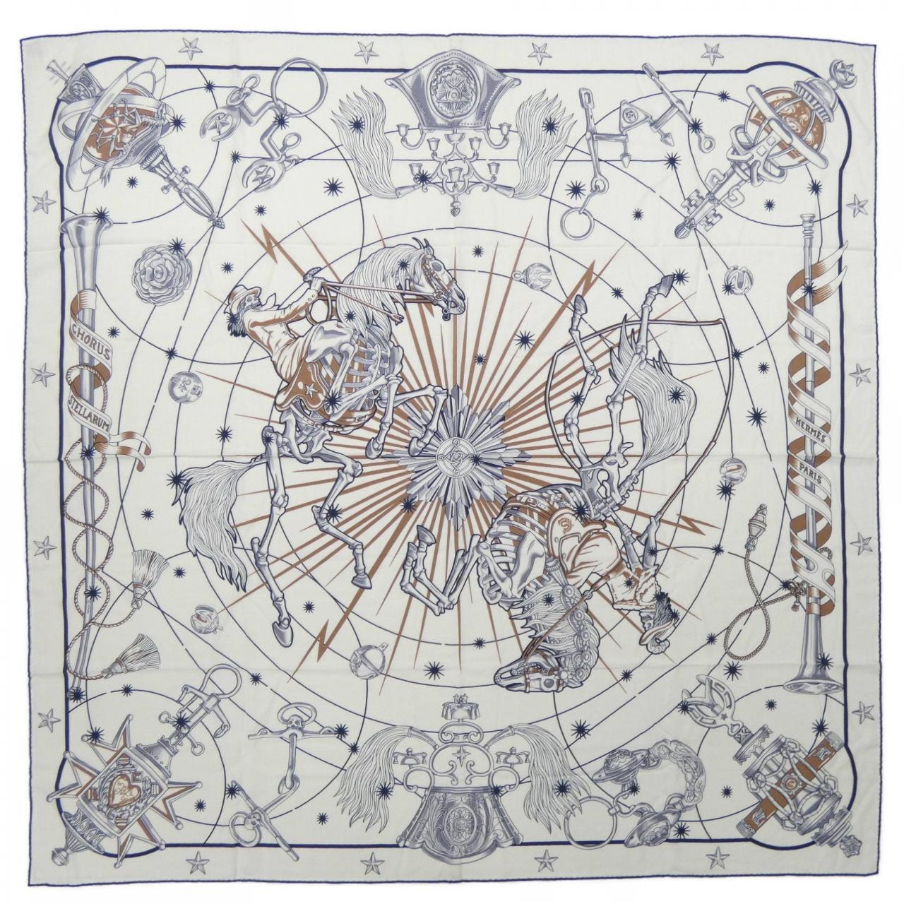 エルメス HERMES CHORUS STELLARUM H243912S カレジェアン140 ショール