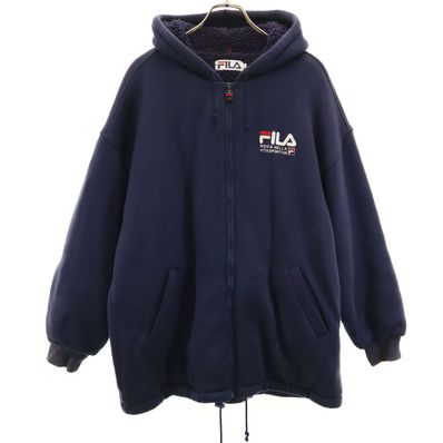 FILA フィラ 90s 裏ボア ジップパーカー