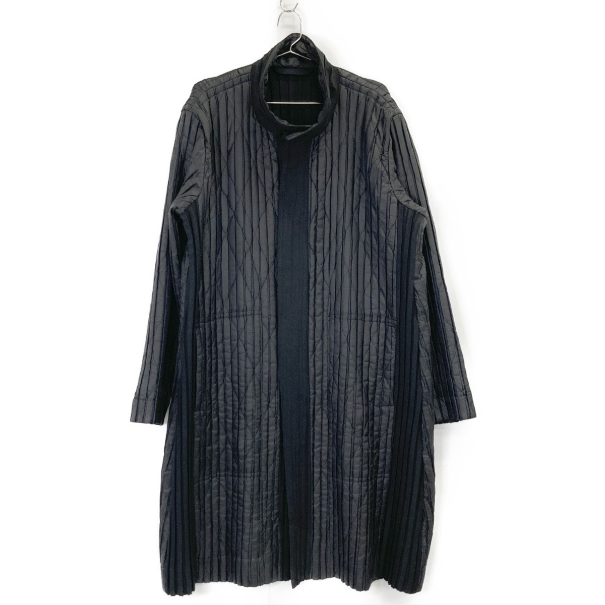 オムプリッセ イッセイミヤケ ブラック HP53FA006 プリーツコート 2