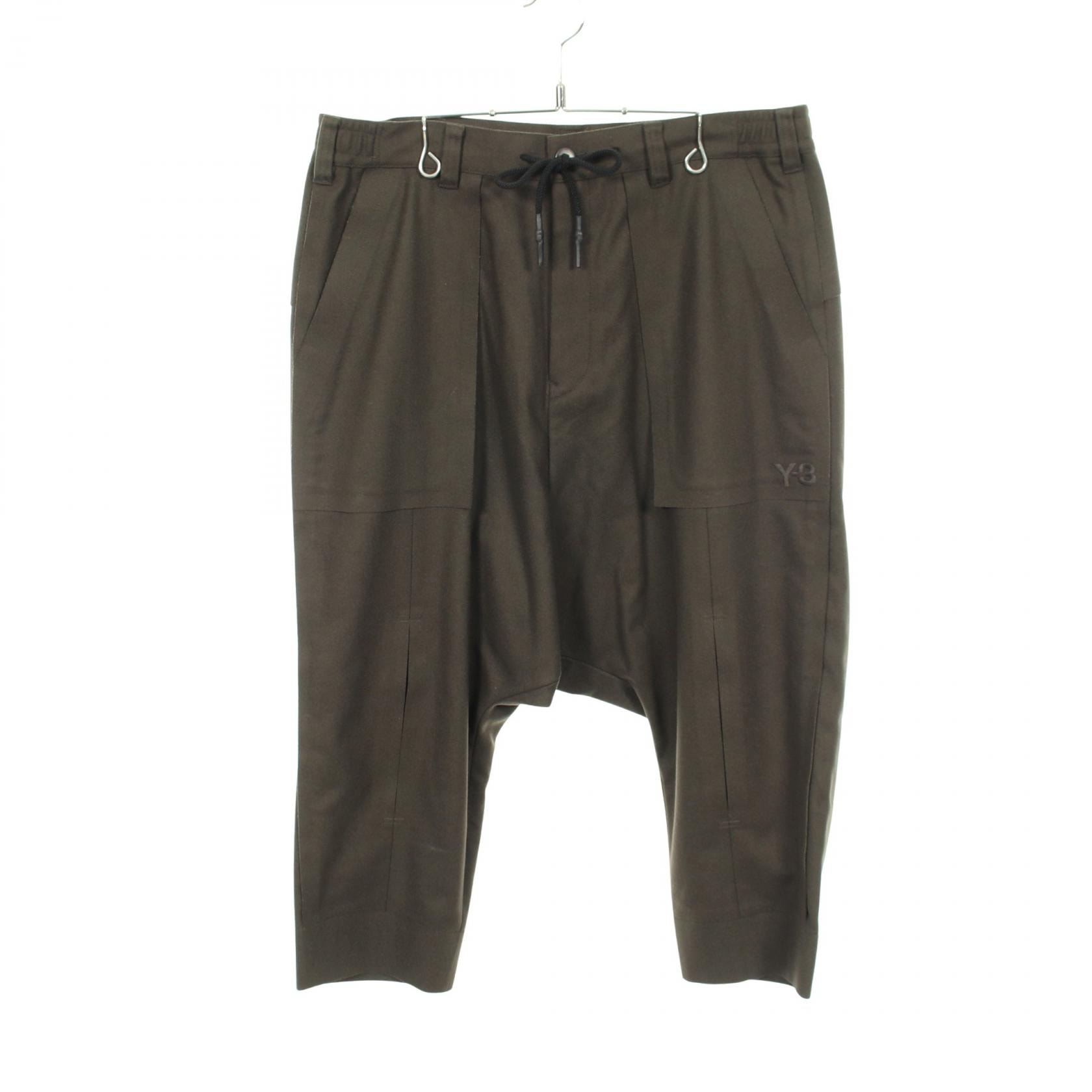 ワイスリー Y-3 サルエルパンツ 衣料品 ボトムス ウール ナイロン メンズ カーキ系 CF1496 【中古】