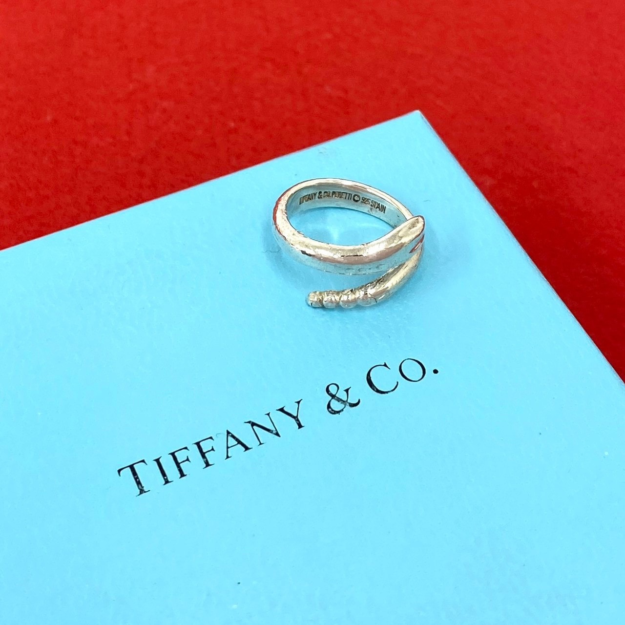 TIFFANY&Co. ティファニー スネーク リング シルバー925 リング・指輪 5号 シルバー
48258