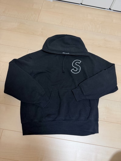 Supreme S Logo Hooded Sweatshirt "Black"
