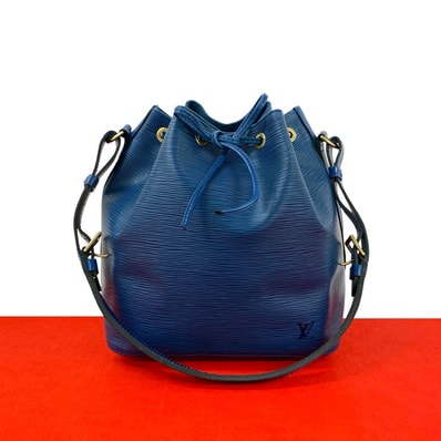 LOUIS VUITTON ルイヴィトン プチ ノエ エピ エピレザー ショルダーバッグ ブルー
231-1