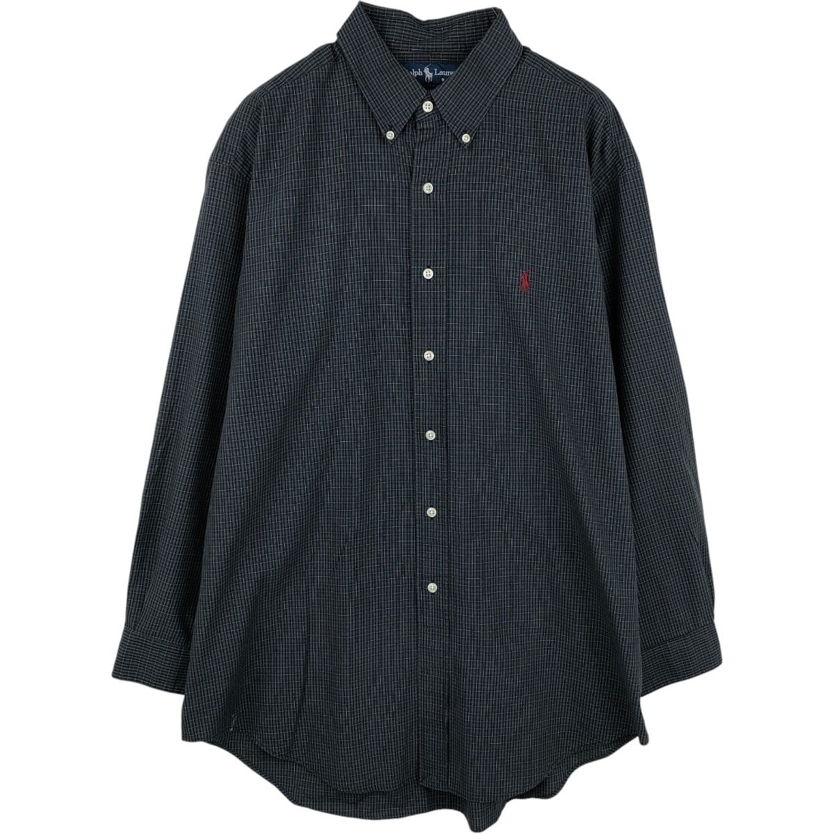古着 ラルフローレン Ralph Lauren YARMOUTH 長袖 ボタンダウンチェックシャツ メンズL相当/eaa676707
