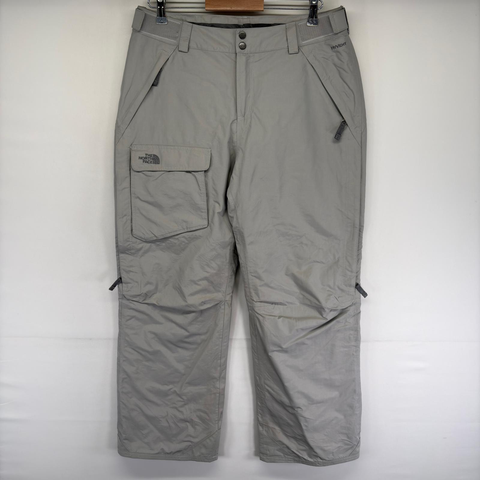 古着 ザ・ノースフェイス THE NORTH FACE パンツ 中綿 ハイベント ジッパーフライ サイドジッパー L  グレー系 レディース