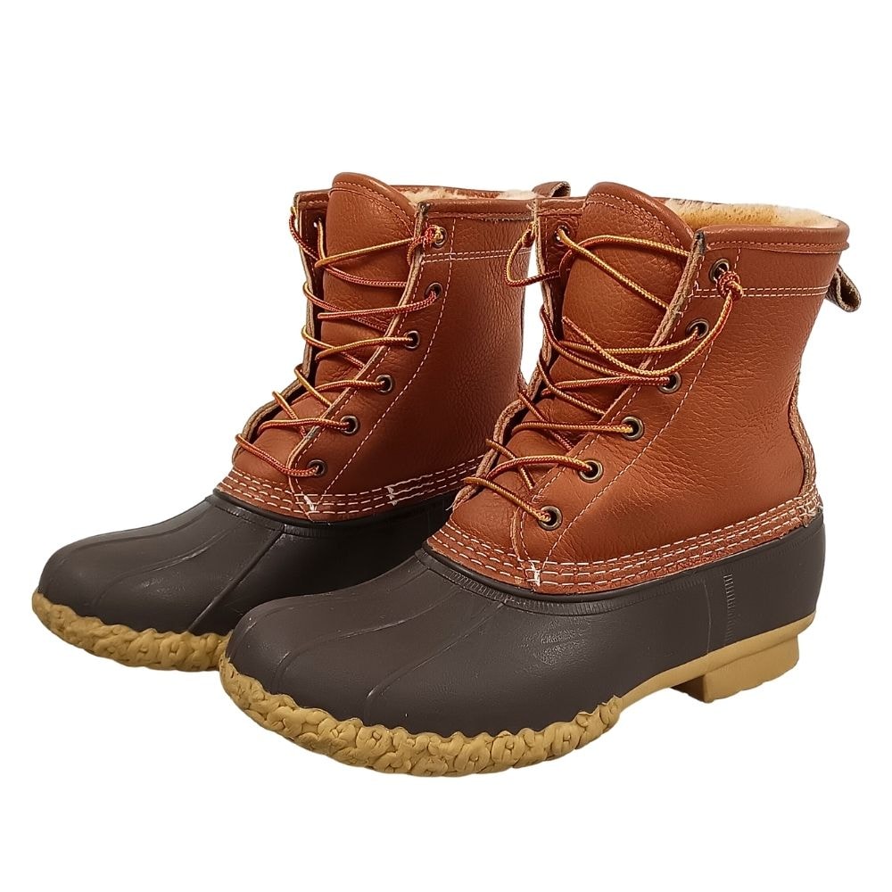 엘엘빈 LL.BEAN 이너 보어 6홀 빈부츠 브라운 사이즈 9W = 27cm 정품/53863