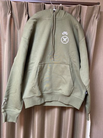 Nike SB x Yuto Horigome Skateboard Fleece Pullover Parka "Olive"