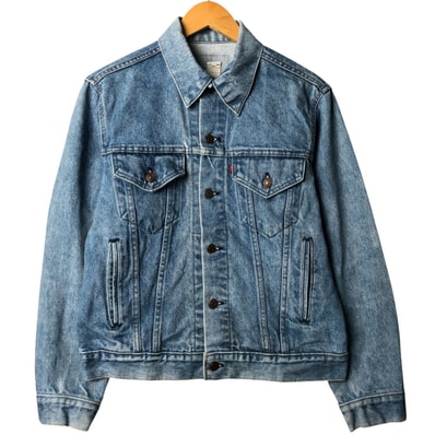 古着 80年代 リーバイス Levi's デニムジャケット Gジャン USA製 メンズS相当 ヴィンテージ/eaa586843