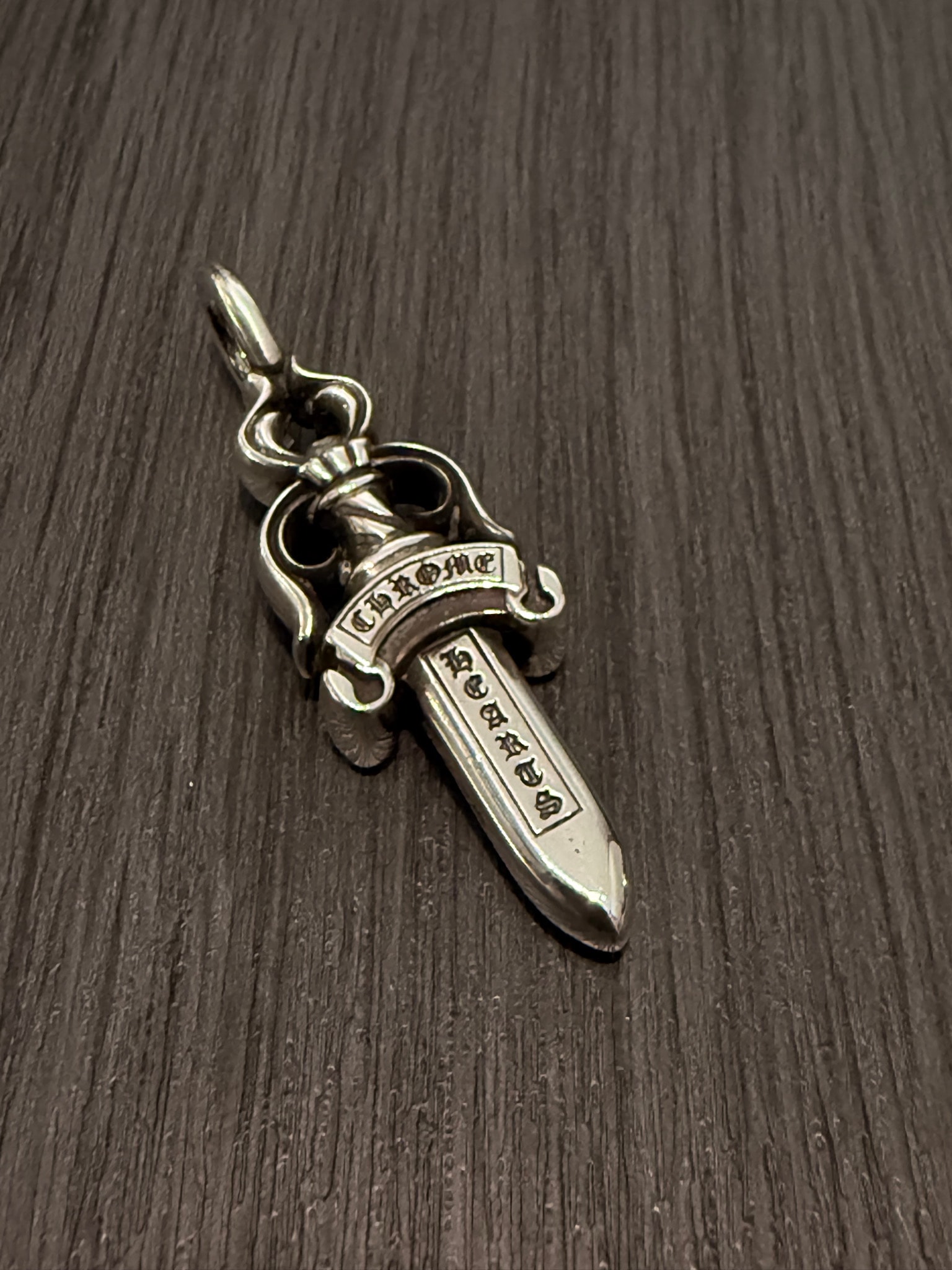 Chrome Hearts Double Dagger Pendant "Silver"