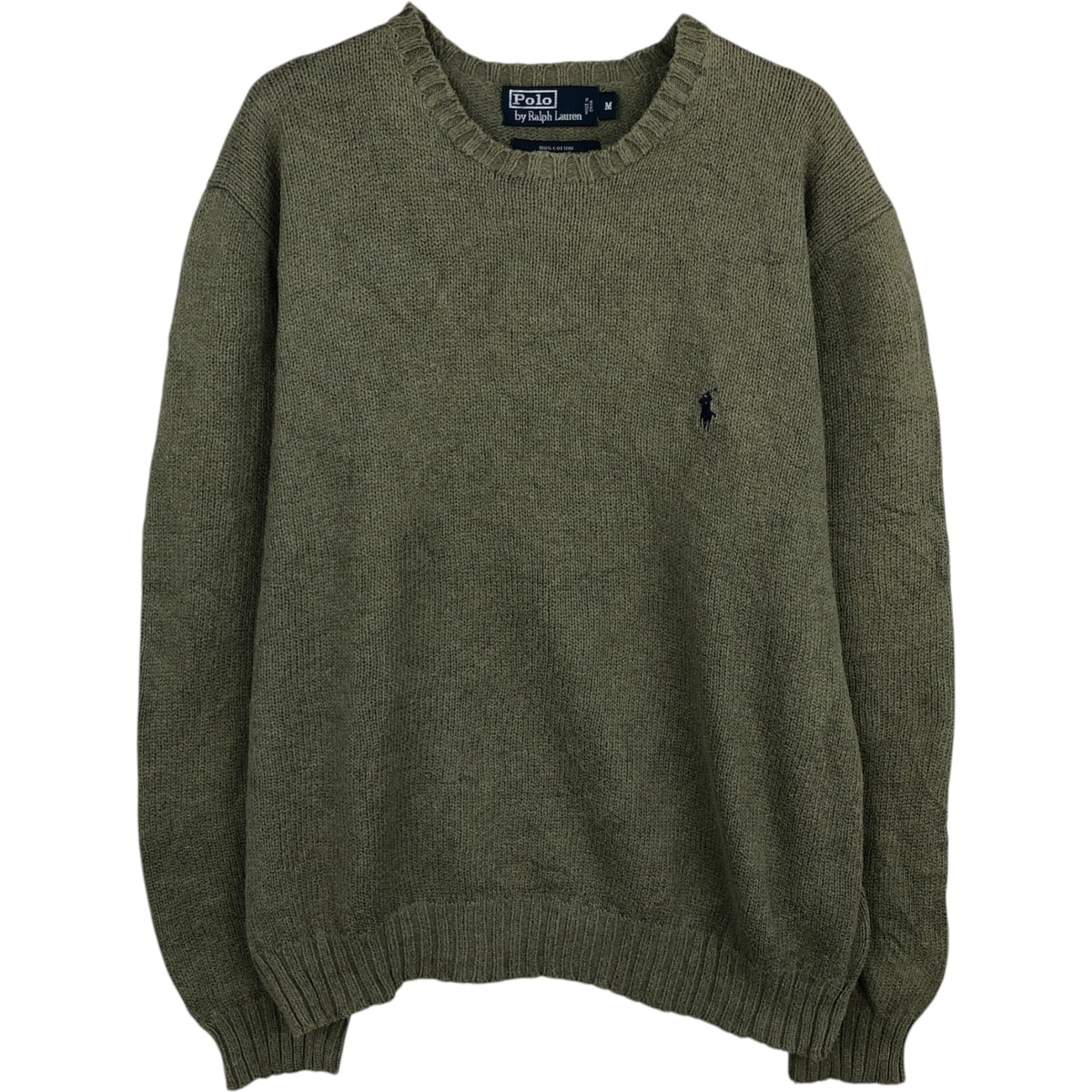 古着 ラルフローレン Ralph Lauren POLO by Ralph Lauren コットンニットセーター メンズM相当/eaa627490