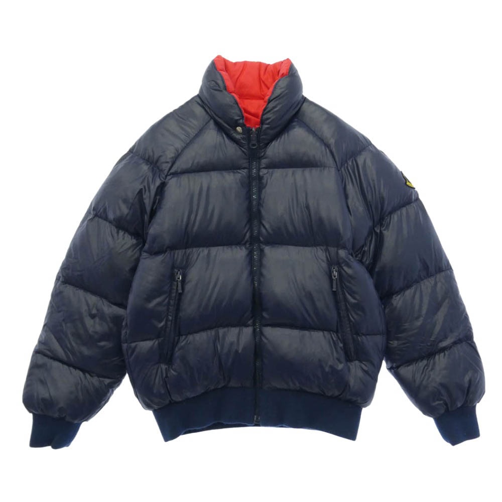 MONCLER モンクレール asics アシックス 90s ASICS アシックスタグ ロゴワッペン付き リバーシブル ダウンジャケット パープル系 レッド系【中古】