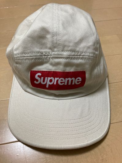 Supreme Washed Chino Twill Camp Cap "Stone"(22SS)