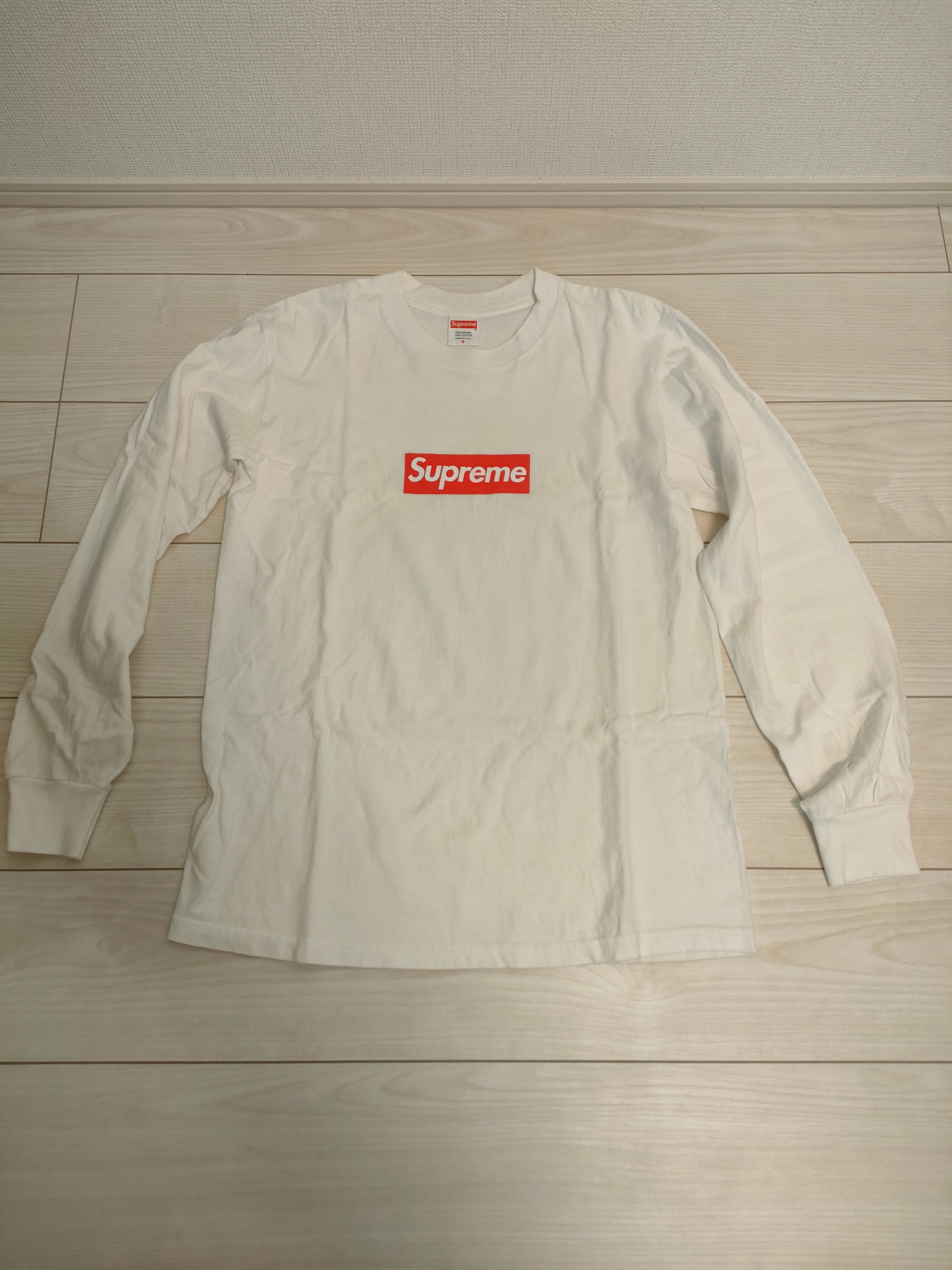 Supreme Box Logo L/S Tee "White"