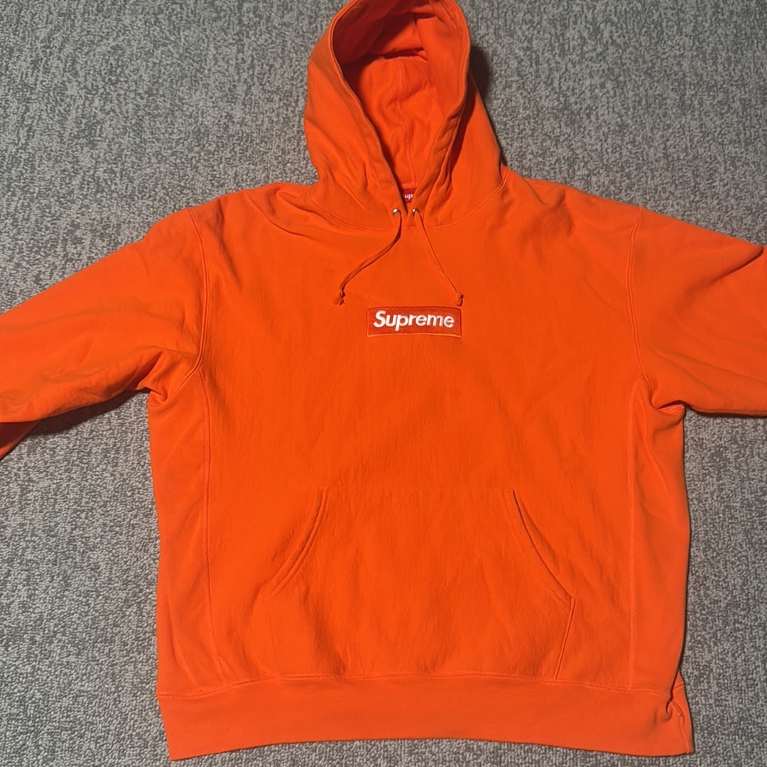 Supreme Box Logo Hooded Sweatshirt "Orange" (24FW)