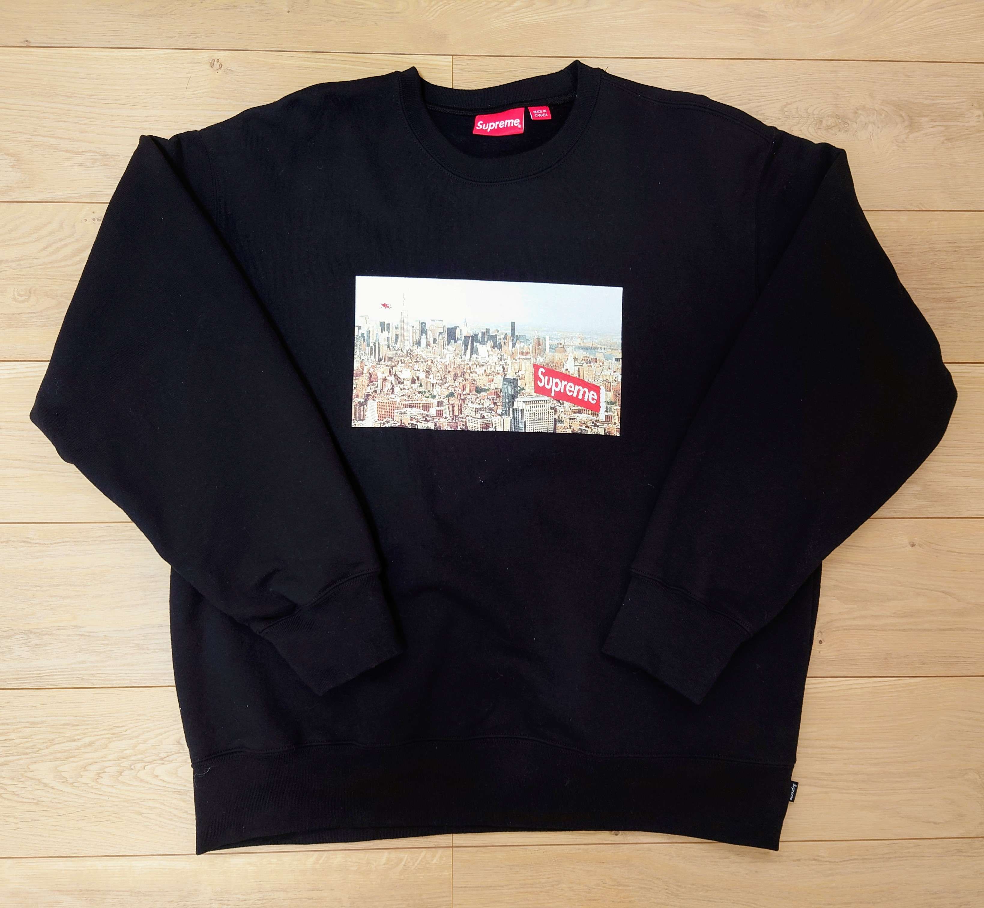 Supreme Aerial Crewneck "Black"