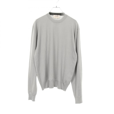 エルメス HERMES ニット 衣料品 トップス ウール メンズ グレー系 【中古】