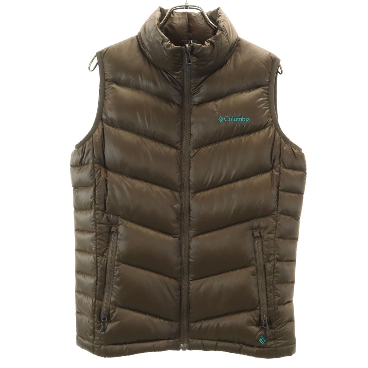 Columbia コロンビア アウトドア ダウンベスト M ブラウン系