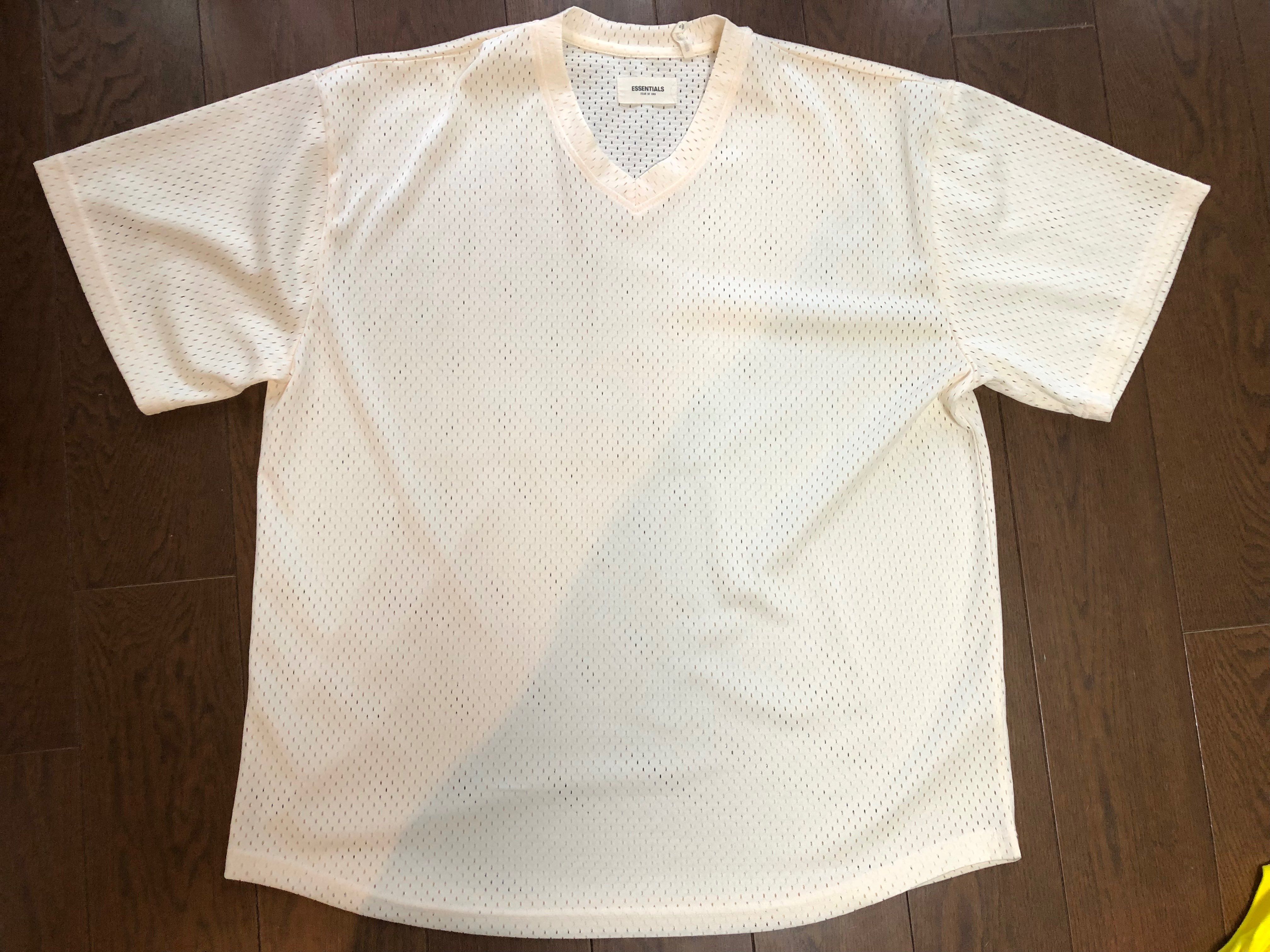 FEAR OF GOD Essentials Mesh T-shirt "Cream"
