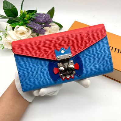 Louis Vuitton Epi Portefeuilles Sarah Tribal Mask