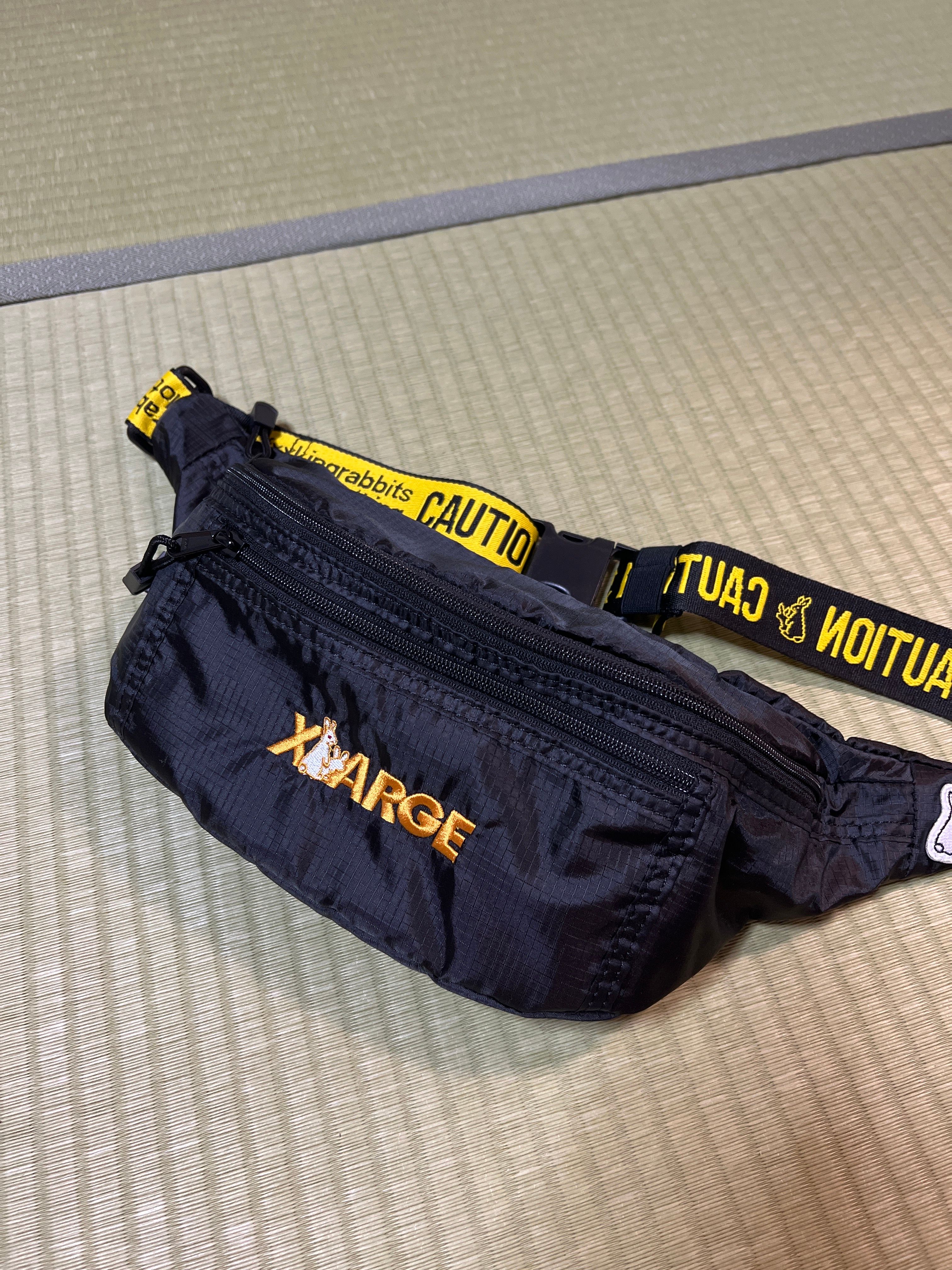 XLARGE x FR2 NYLON WAIST BAG "Black"