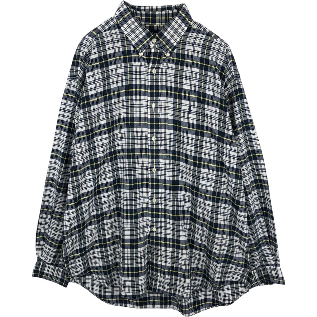 古着 ラルフローレン Ralph Lauren BLAIRE 長袖 ボタンダウンチェックシャツ メンズXL相当/eaa676501