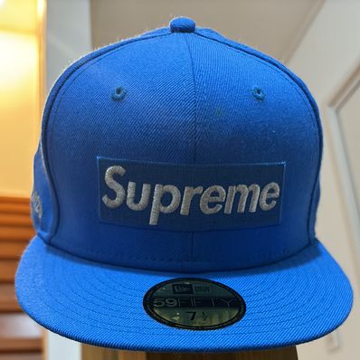 Supreme $1M Metallic Box Logo New Era® "Blue"