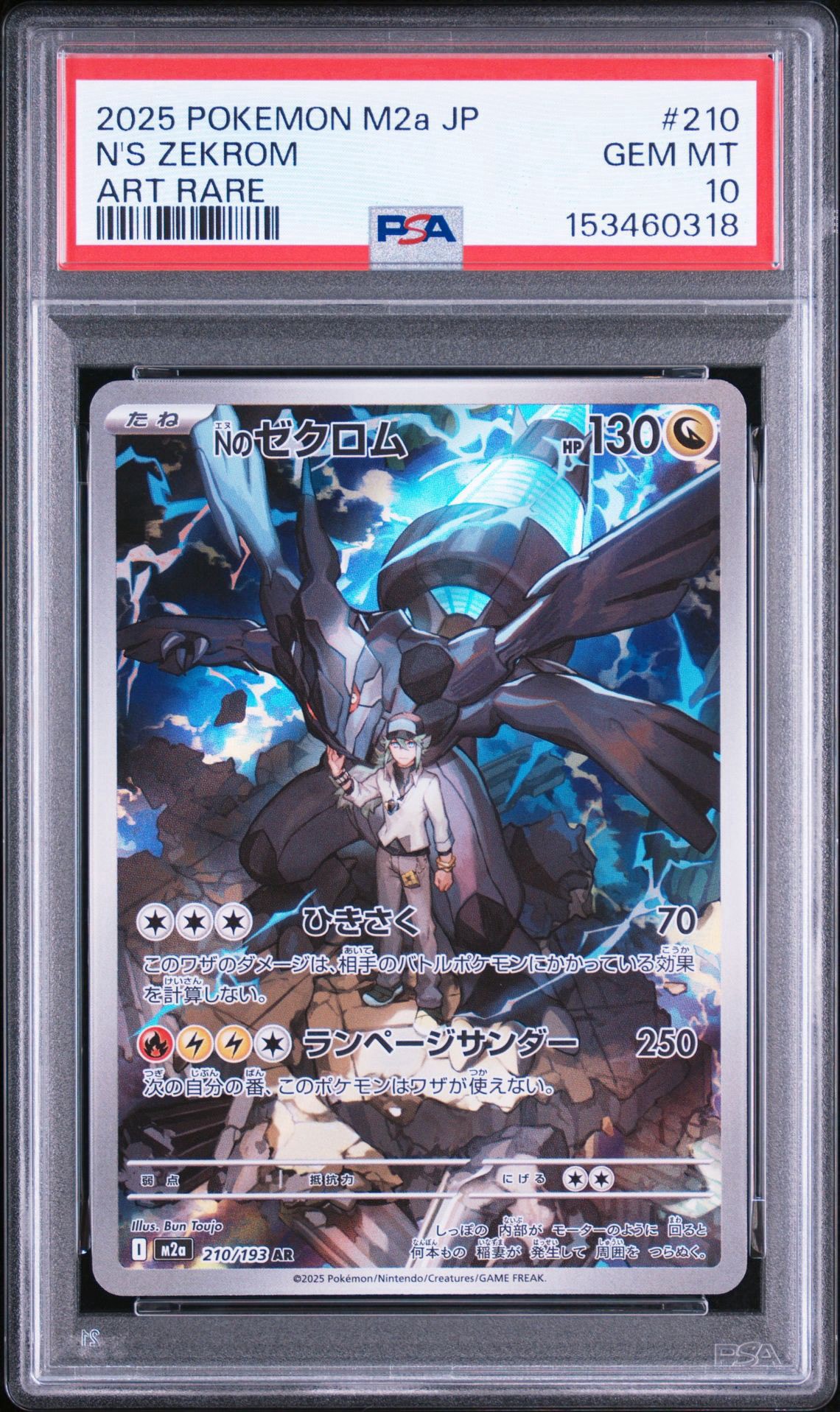 Nのゼクロム AR [M2a 210/193](ハイクラスパック「MEGAドリームex