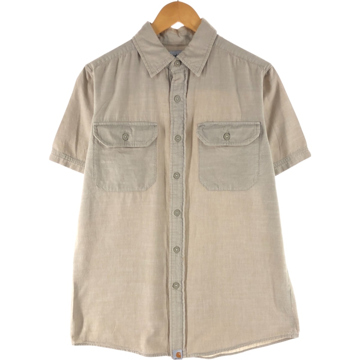 古着 カーハート Carhartt 半袖 ワークシャツ メンズM相当/eaa565321