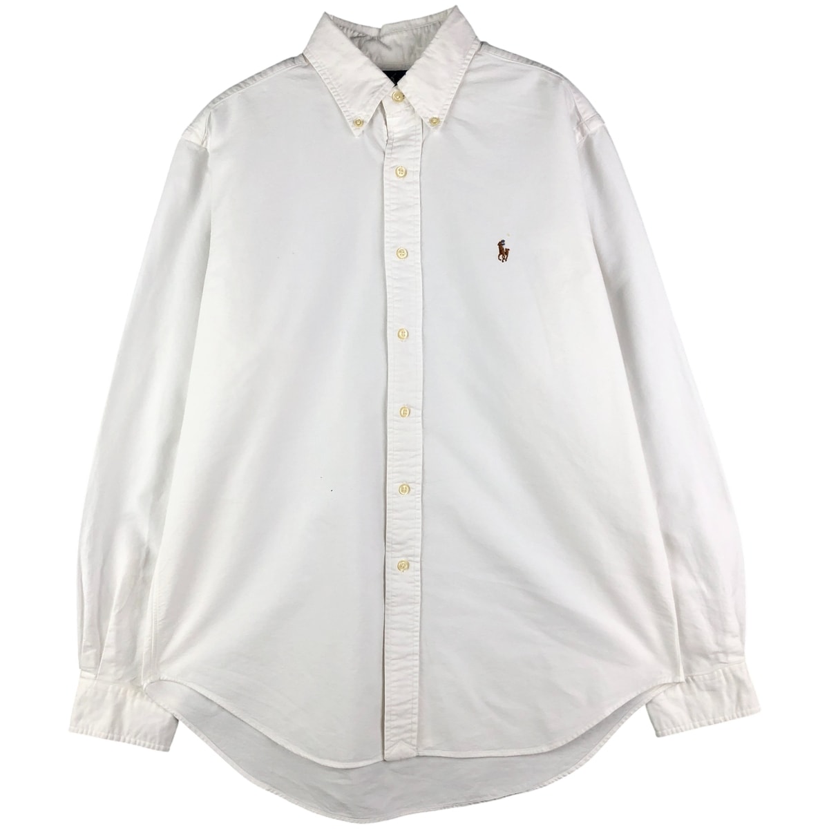 古着 ラルフローレン Ralph Lauren CLASSIC FIT クラシックフィット 長袖 ボタンダウンシャツ メンズL相当/eaa602885