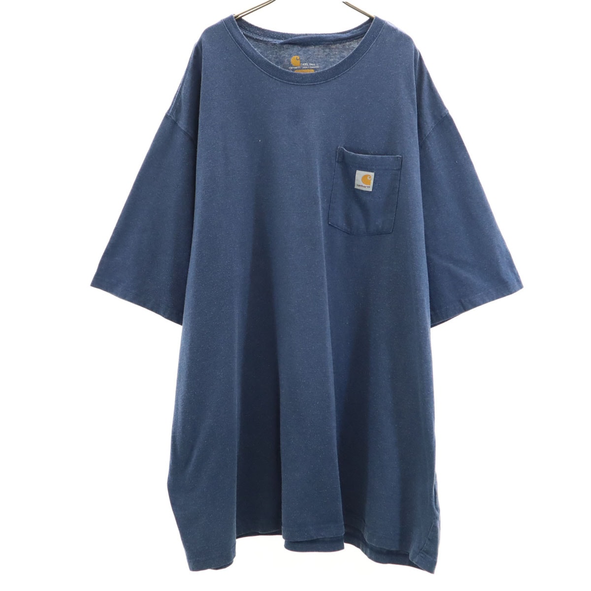 Carhartt カーハート K87 半袖 Tシャツ 4XL TALL ネイビー ビッグサイズ 無地 ポケT