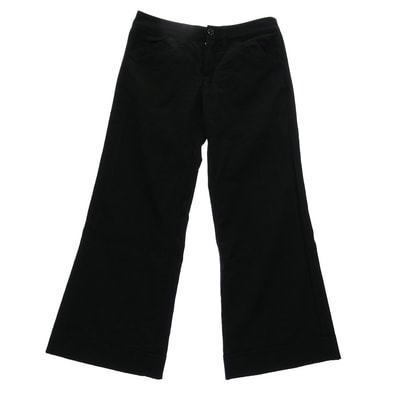 JUNYA WATANABE COMME des GARCONS ジュンヤワタナベコムデギャルソン パンツ AD2005 JP-P018 ウールギャバジン フレア ワイド パンツ ブラック系 M【中古】