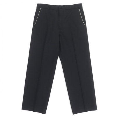 極美品 グッチ スラックス ブラック メンズ 48 751787