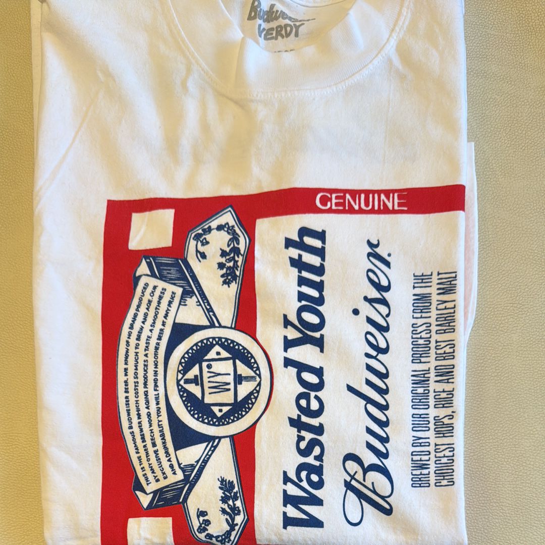Wasted Youth x Budweiser Tee "White" / VERDY