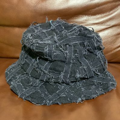 Supreme Frayed Patchwork Denim Crusher "Washed Black"