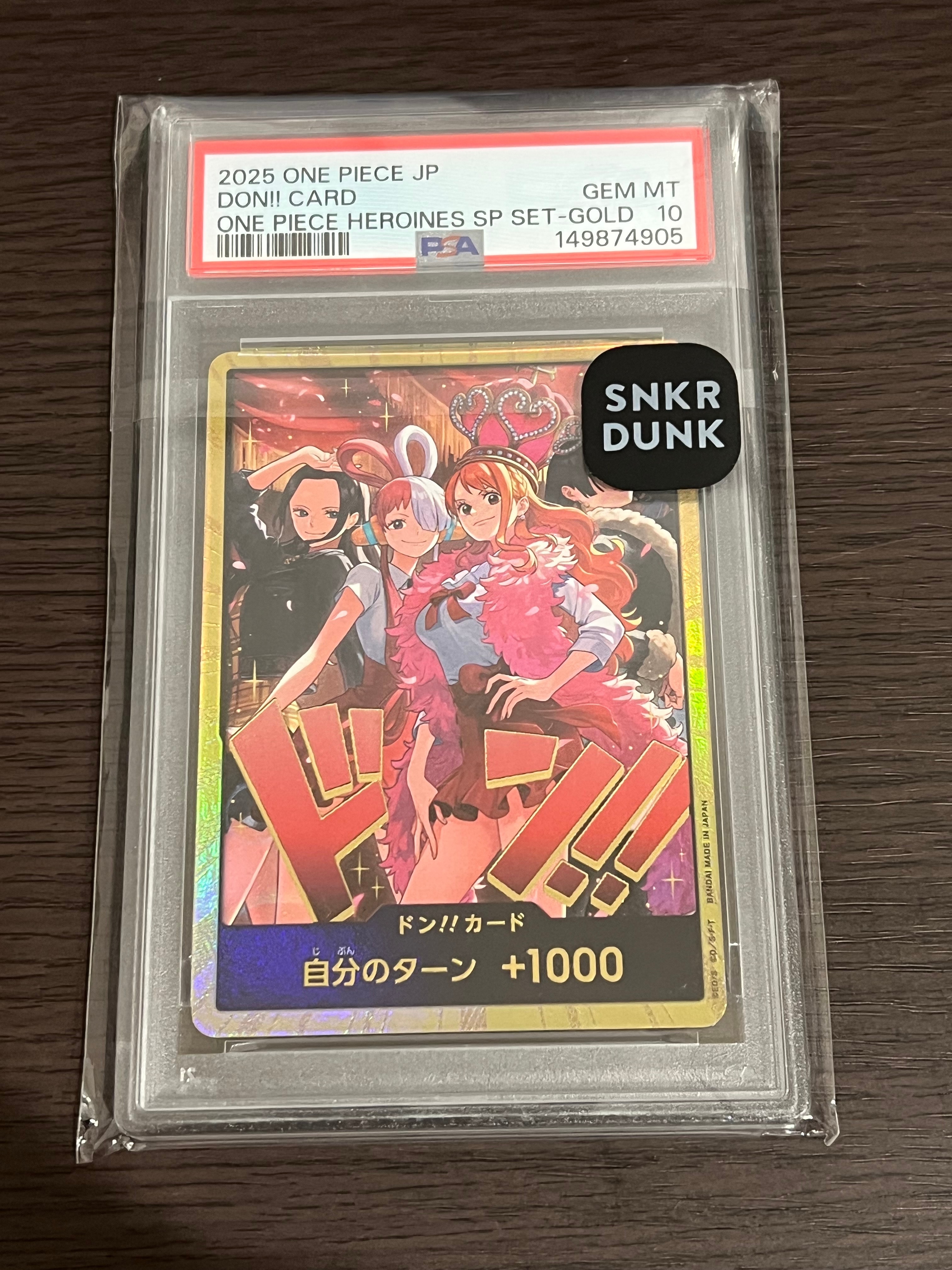 PSA10】ドン!!カード : ロビン&ウタ&ナミ&ハンコック スーパーパラレル