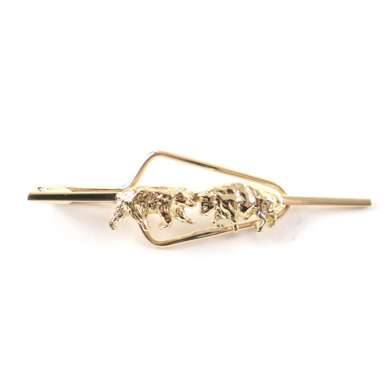 極美品 ティファニー ネクタイピン イエローゴールド メンズ