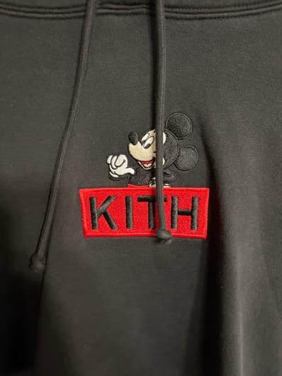 Kith x Disney Mickey & Friends Cyber Monday Mickey Classic Logo Hoodie "Black" KHM031774-001