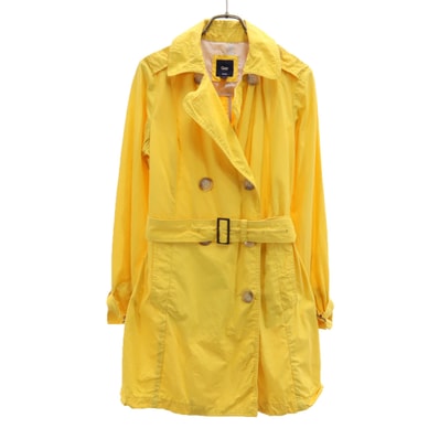 GAP ギャップ トレンチコート S イエロー